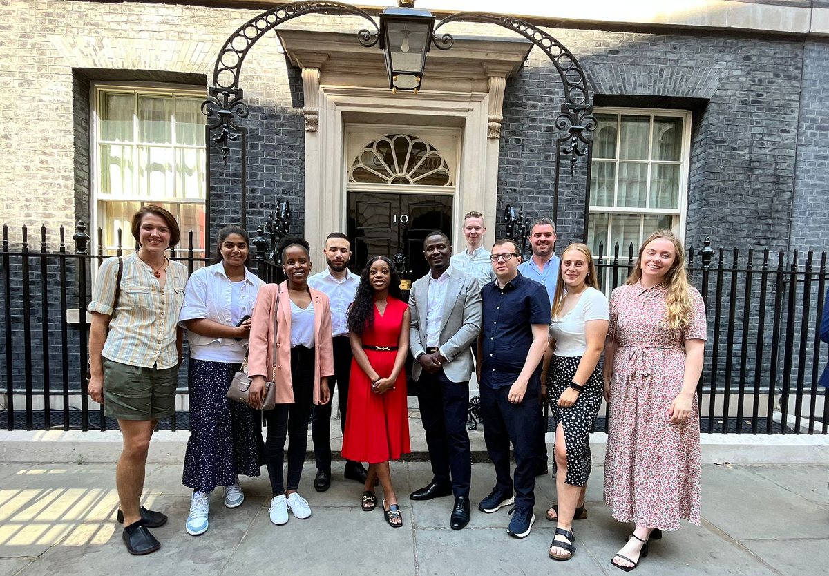 Ambassadors outside No 10, London