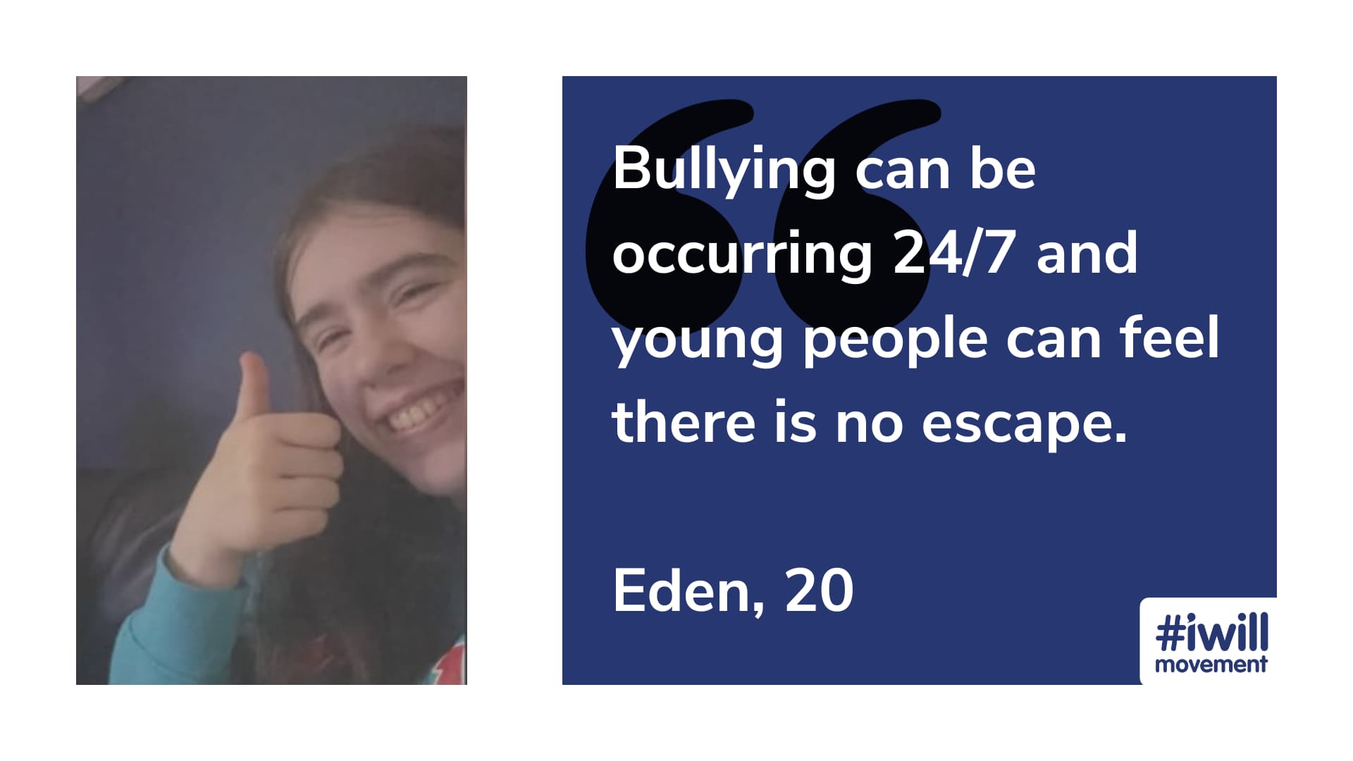 picture of Eden with her thumb up