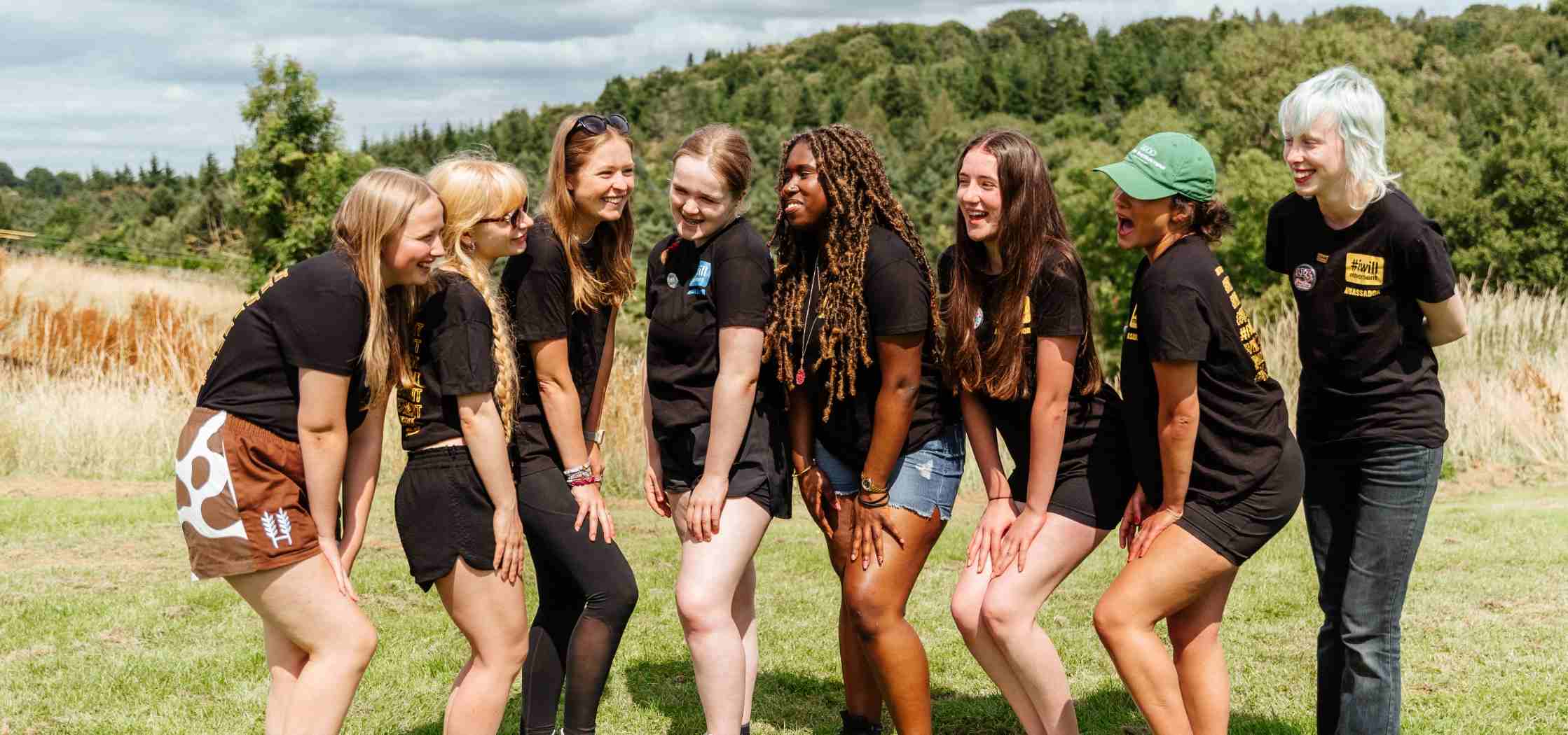 Group of iWill changemakers smiling