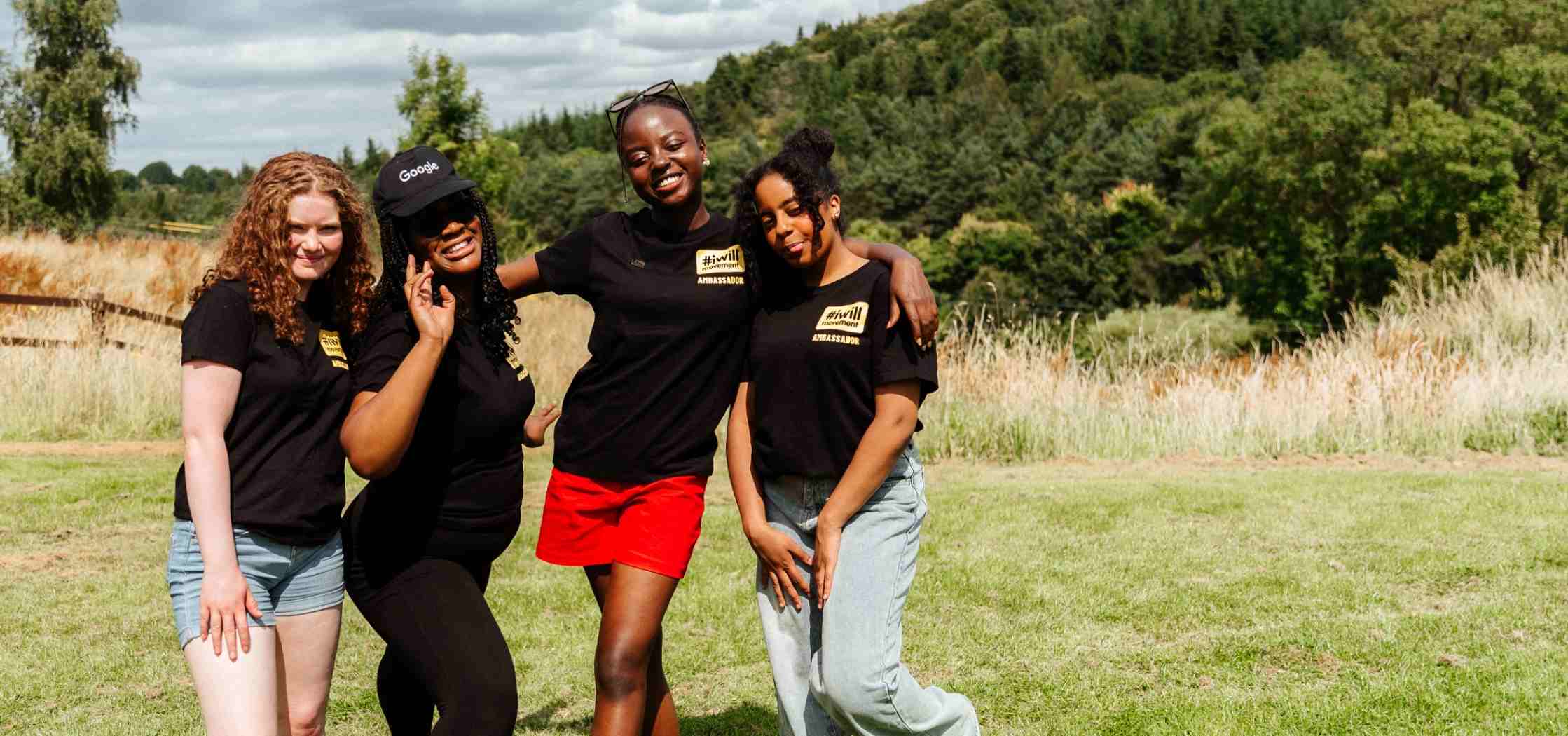 Group of 4 iWill changemakers