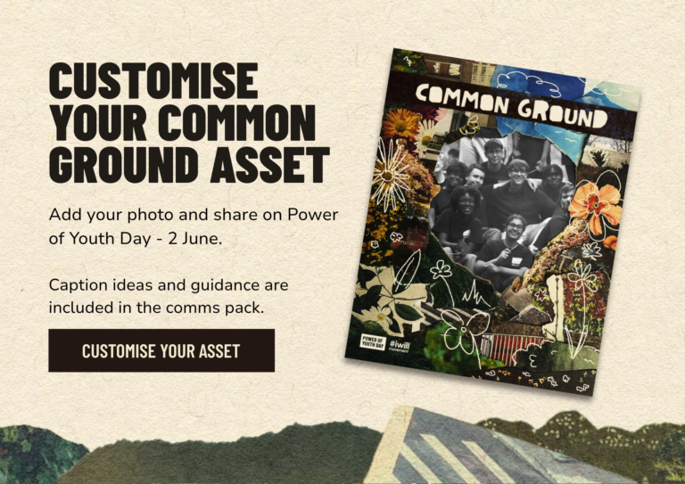 WELCOME TO COMMON GROUND A4 Landscape